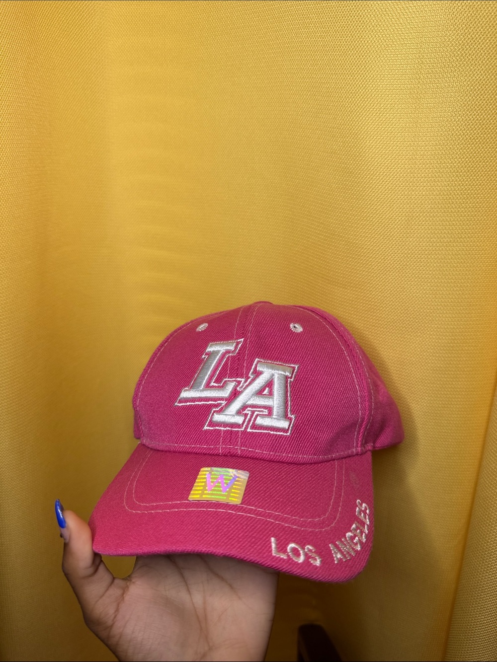 Pink LA Los Angeles Baseball Cap